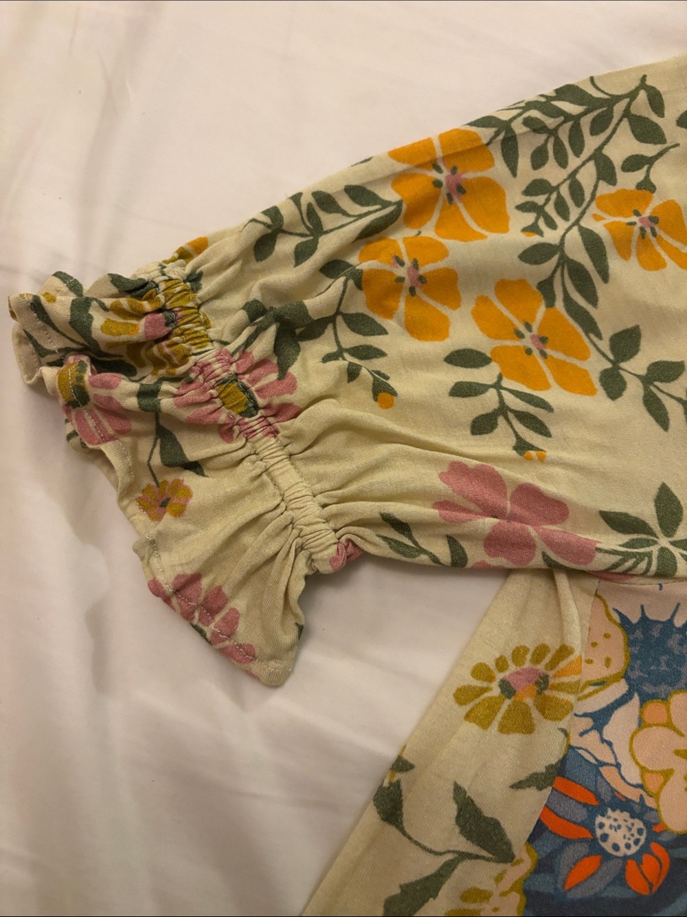 Bl^nk London x Anthropologie "Stephanie" Floral V-Neck Blouse. - Picture 7 of 12